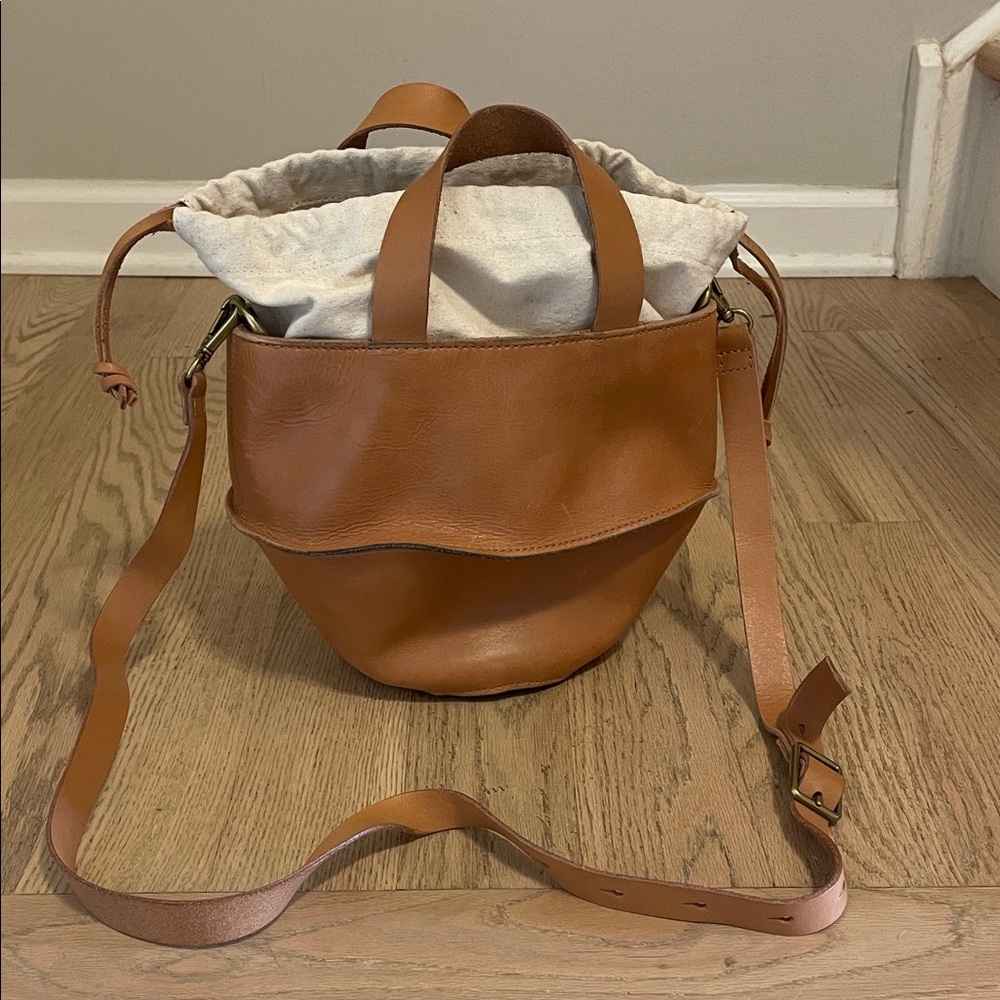 Madewell Brown Leather Crossbody Bag